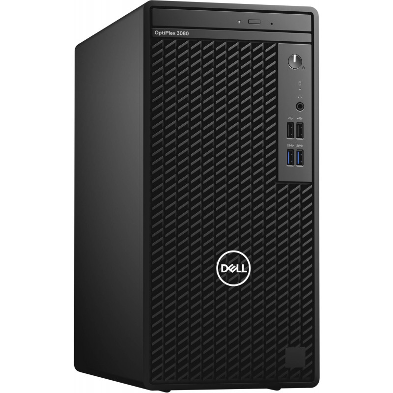 DELL OptiPlex 3080 i5-10500 Tower Intel® Core™ i5 4 Go DDR4-SDRAM 1 To HDD PC Noir
