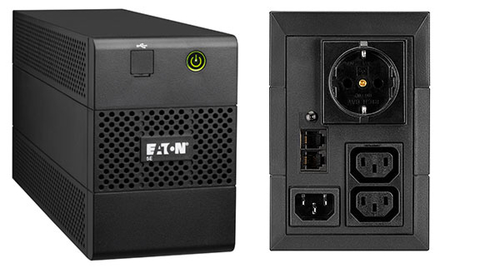 Eaton Onduleur 5E 850I USB DIN Interactivité de ligne 0,85 kVA 480W 3 sorties