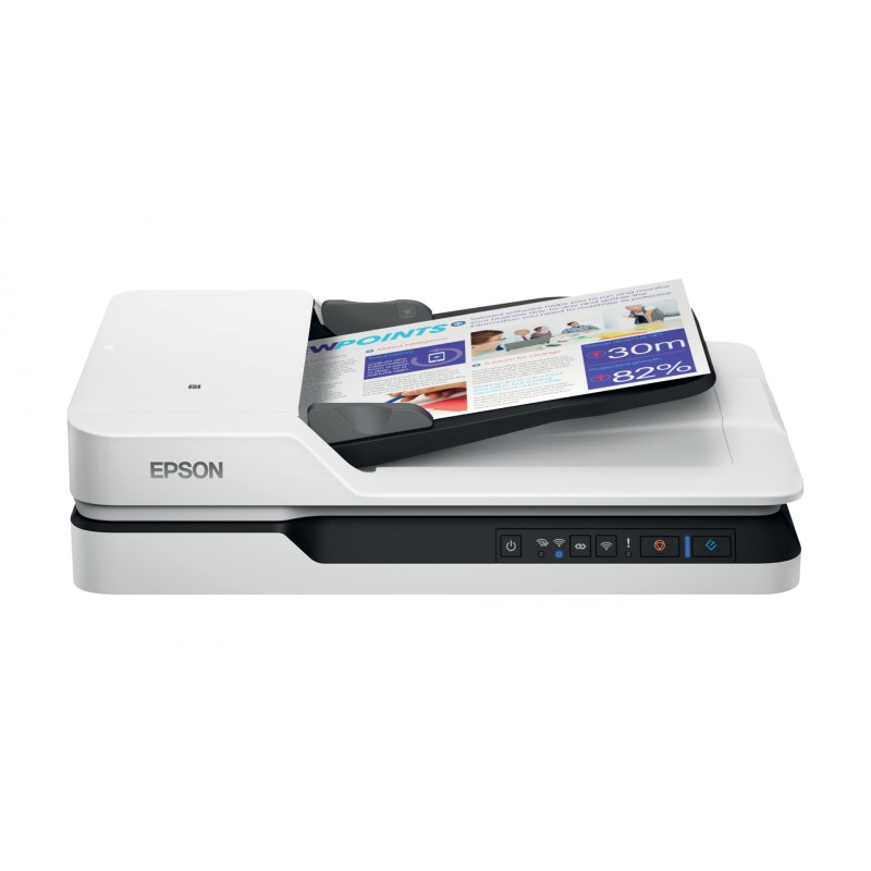 Epson WorkForce DS-1660W Numérisation à plat 1200 x 1200 DPI A4 Black, White WIFI