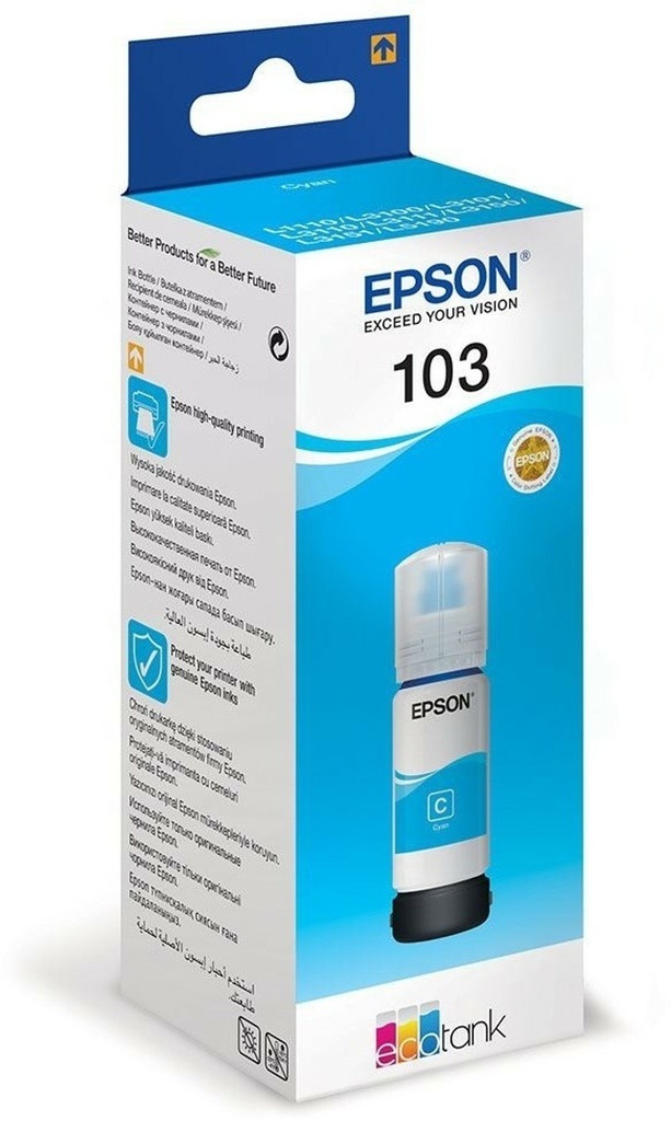 Euro Encre 103 Bouteille D'encre 1 pièce(s) Bleu Compatible Epson