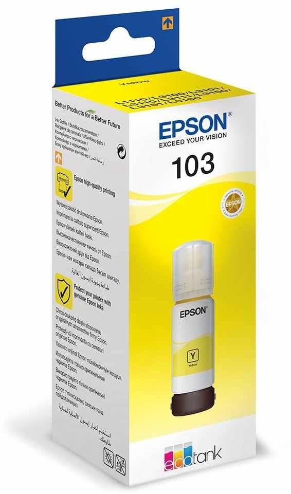 Euro Encre 103  Bouteille D'encre 1 pièce(s)Jaune Compatible Epson