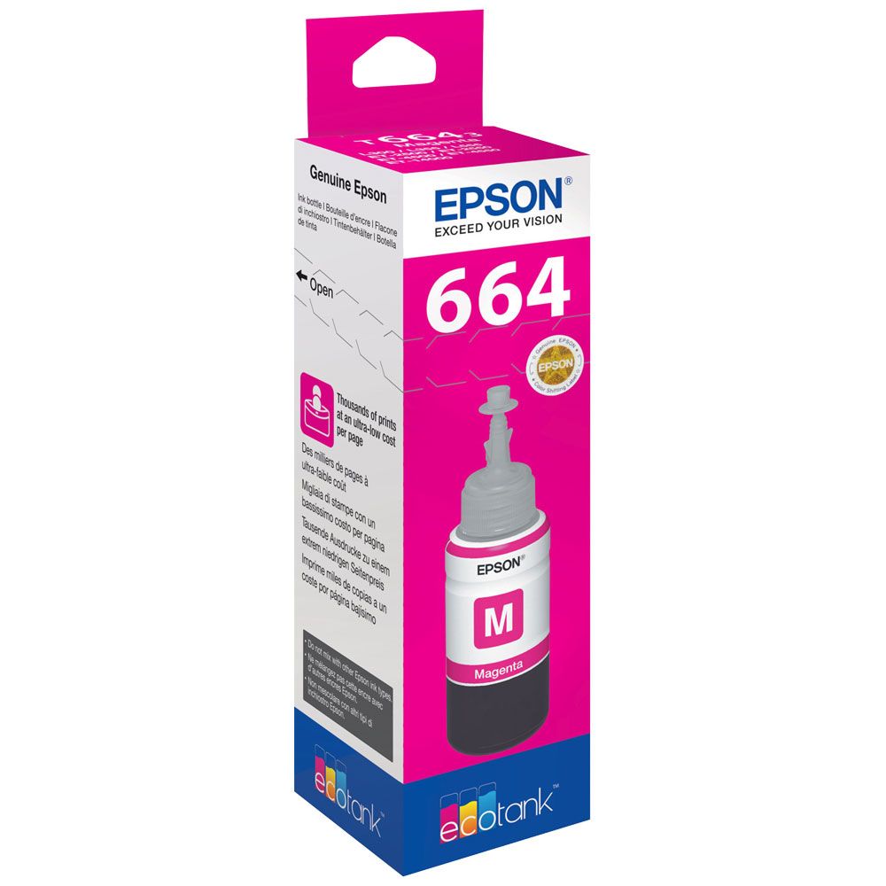 Euro Encre T6643 Rouge Compatible Epson