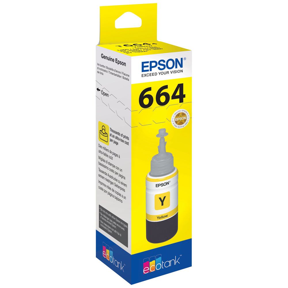 Euro Encre T6644 Jaune Compatible Epson