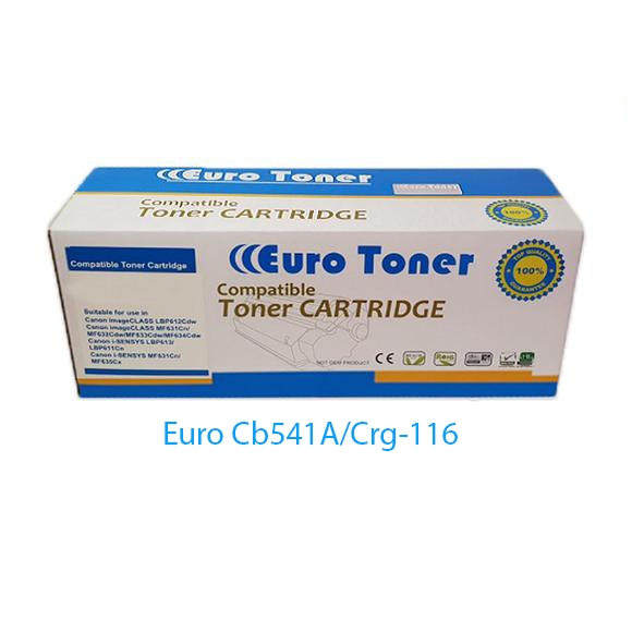 Euro Toner Universal Cf411A/ CRG046 Bleu Compatible Hp