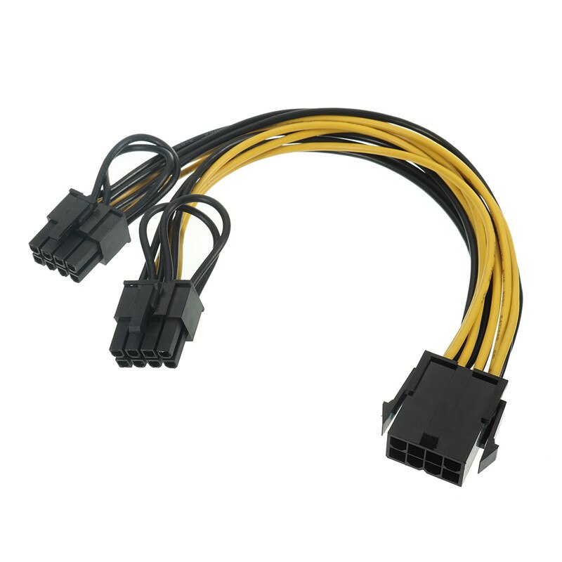 Convertisseur Fiche Alimentation 8-Pin to 2 X 6-Pin pour Carte Graphique