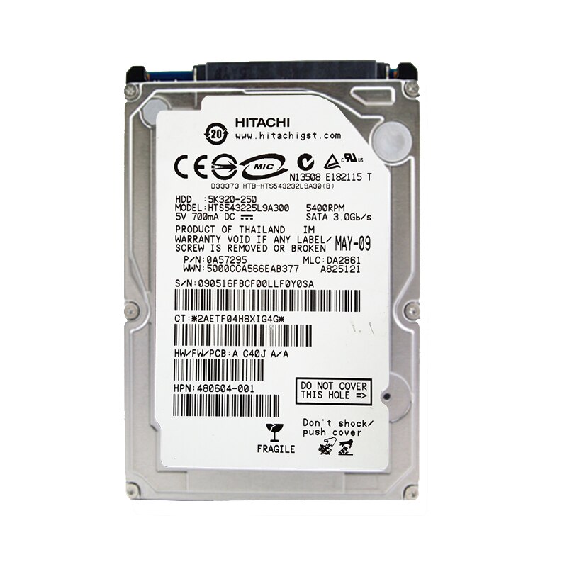 Disque Dur (HDD) 2.5" 1 To Sans Garantie (Reconditionné)