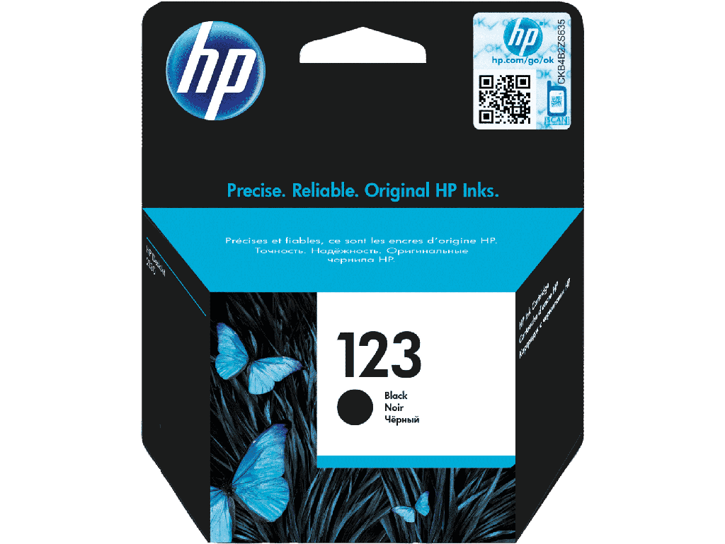 Hp Cartouche 123 Noir