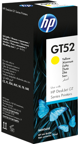 HP GT52 YELLOW