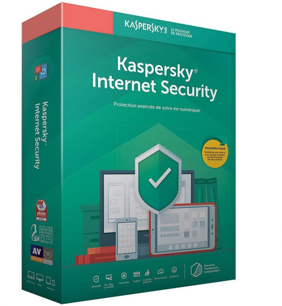 Kaspersky Internet Security 3 Postes 2021
