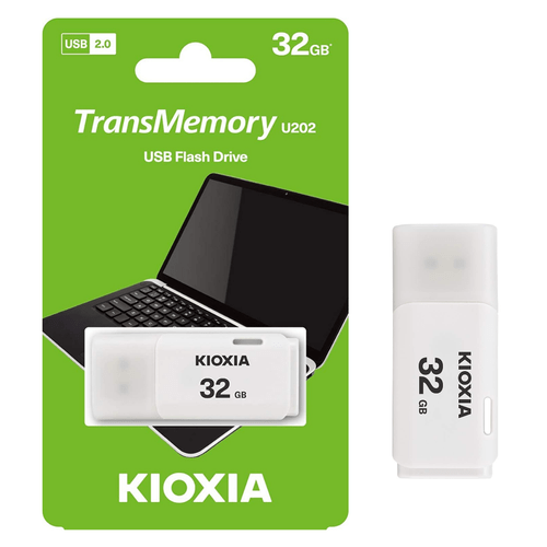 Kioxia TransMemory Cle USB 32Gb Blanc