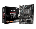 MSI A320M-A PRO carte mère AMD A320 Emplacement AM4 micro ATX