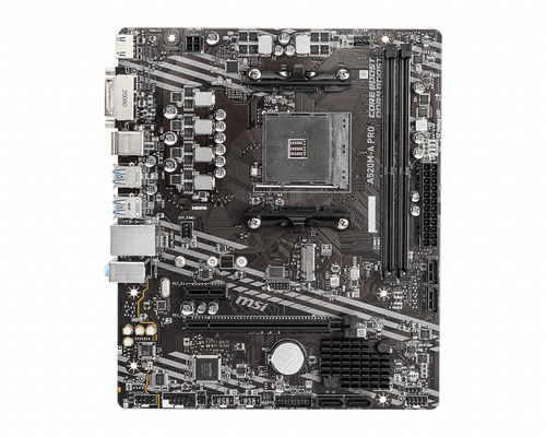 MSI A520M-A PRO carte mère AMD A520 Emplacement AM4 micro ATX