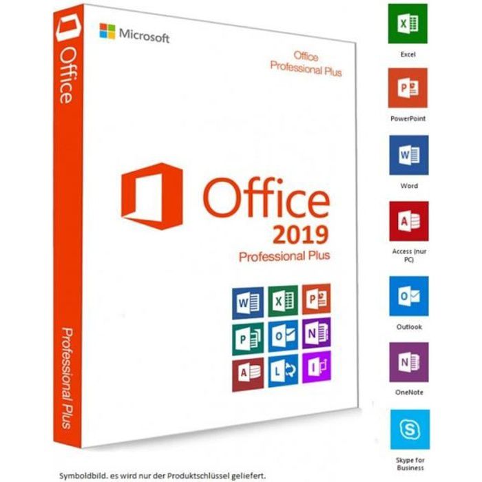 Microsoft Office Professionnel 2019