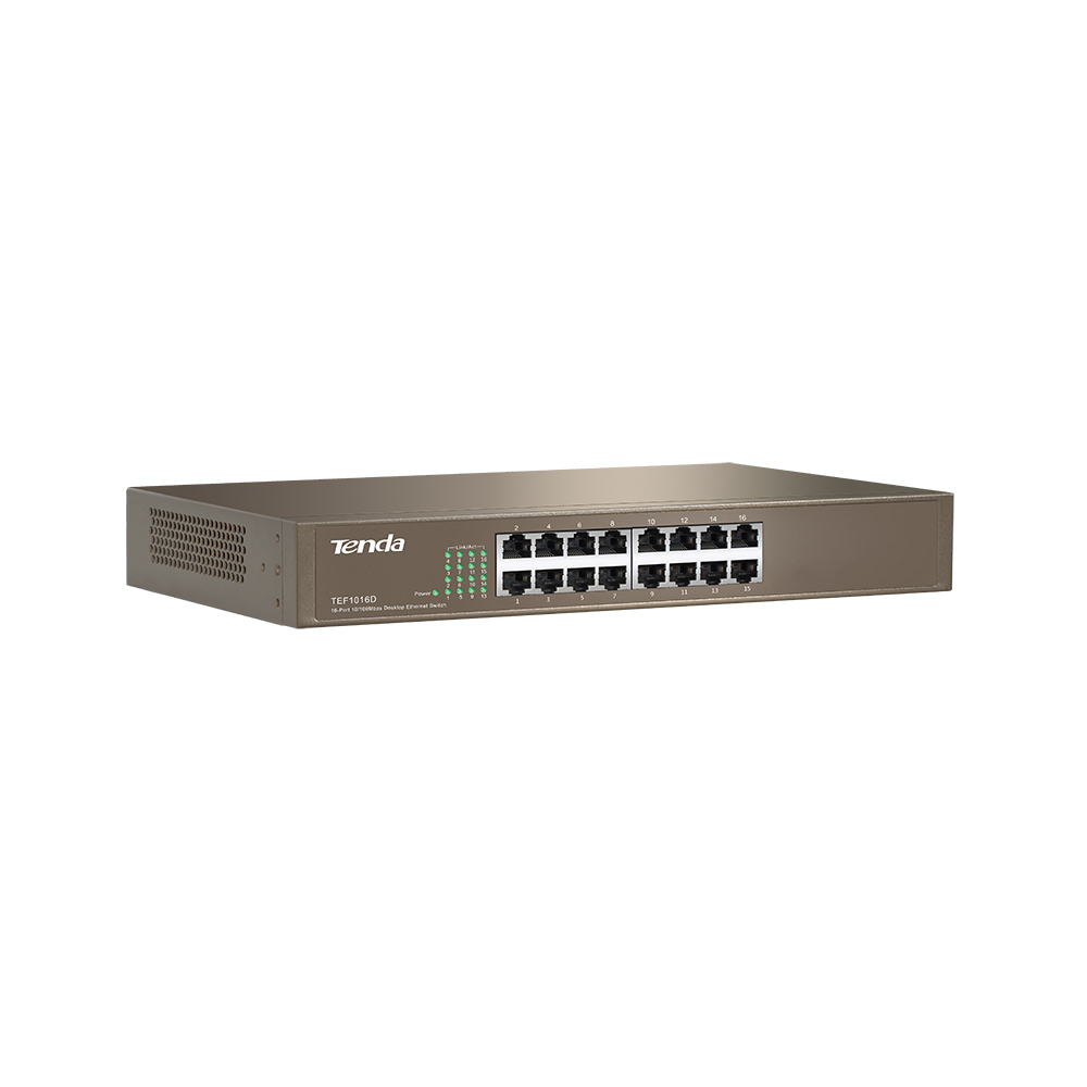 Tenda Switch 16port  TEF1016D V1