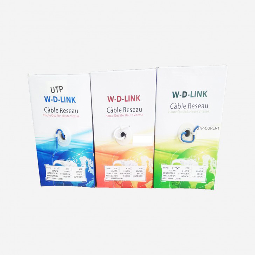 W-D-Link Bobine cable reseau Utp 305m