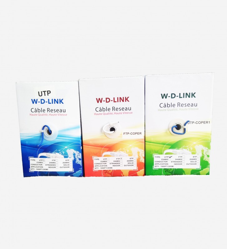 W-D-Link Bobine Utp Bois 305