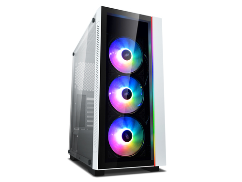 DeepCool Matrexx 55 V3 ADD-RGB WH 3F Midi Tower Noir, Blanc