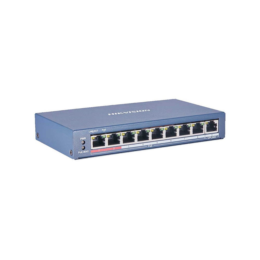 Hikvision DS-3E0109P-E 8PORT 10/100 POE