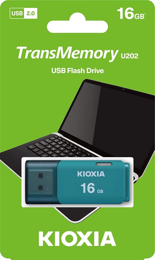Kioxia TransMemory Cle USB 16Gb Bleu
