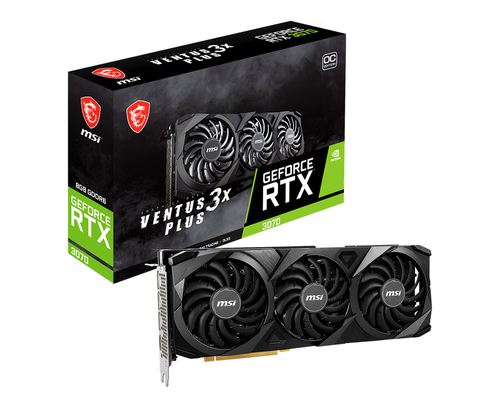 MSI GeForce RTX 3070 VENTUS 3X PLUS 8G OC LHR NVIDIA 8 Go GDDR6