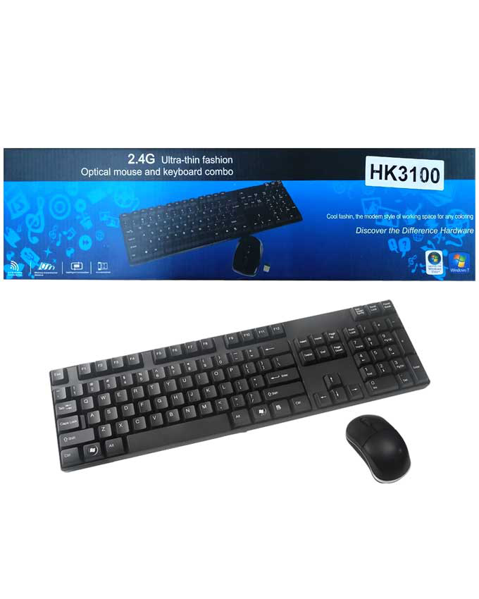 Pack Clavier-Souris sans fils (HK3100)