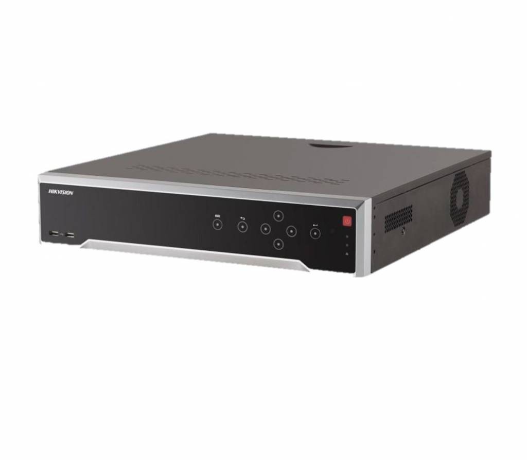 Hikvision NVR Ds-7732Ni-K4/16P (12/2021) Enregistreur vidéo sur réseau Noir