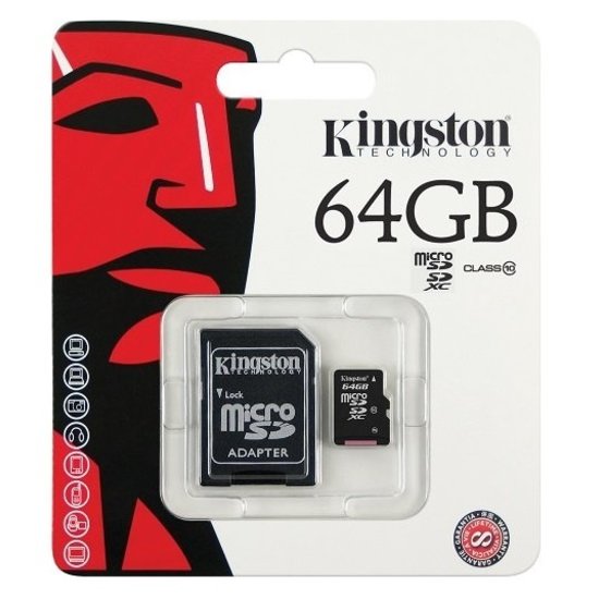 KingSton Carte Memoire CANAVAS SELECT Plus 64Gb SDCS2/64GB