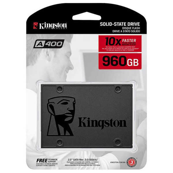 Kingston Technology A400 2.5&quot; 960 Go Série ATA III TLC