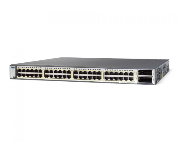 Cisco Catalyst WS-C3560E-48TD-S commutateur réseau Géré Connexion Ethernet, supportant l'alimentation via ce port (PoE) 1U (Reconditionné)
