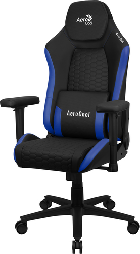 Aerocool CROWNBB Siège pour jeu vidéo Siège de jeu universel Siège rembourré Noir, Bleu