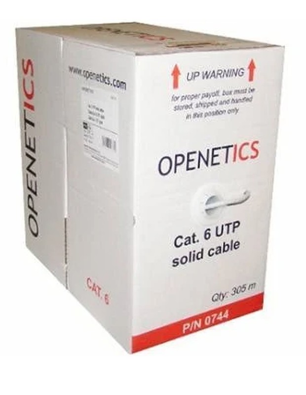 OpenTics Bobine Cable Reseau Cat 6E 4p utp 305M
