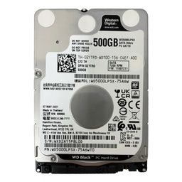 [WD5000LPSX] Western Digital WD Black Disque Dur (HDD) 2.5" 500 Go Série ATA III