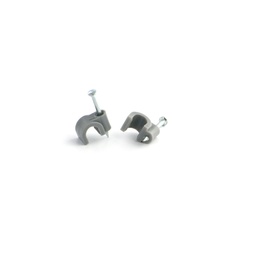 [1307-P] Ingelec Attache avec clou 7mm 1Ps (1307-P) Grise (En detail)