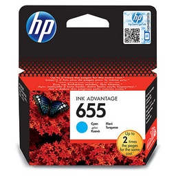 [HP-CART-655-CYA-] HP 655 cartouche d'encre 1 pièce(s) Original Cyan