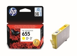 [HP-CART-655-YEL-] HP 655 cartouche d'encre 1 pièce(s) Original Jaune
