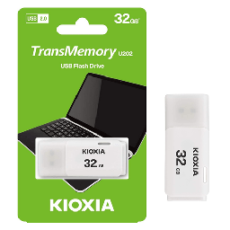 [LU202W032GG4] Kioxia TransMemory Cle USB 32Gb Blanc