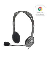 [981-000593] Logitech H111 Casque Avec fil Arceau Bureau/Centre d'appels Gris